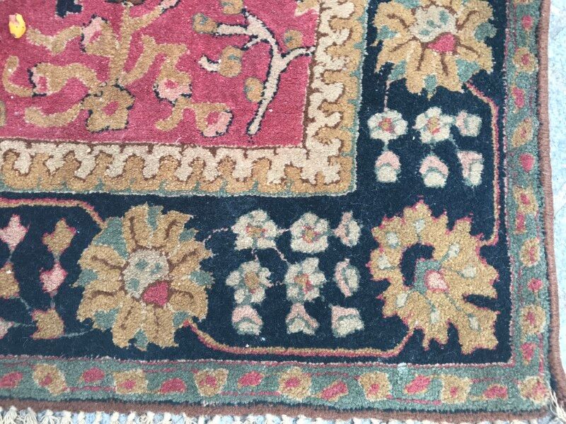 Carpet old French Janus pattern Agra done hand 196 X 296 CM