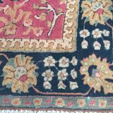 Tapis ancien français janus motif agra  196x296 cm