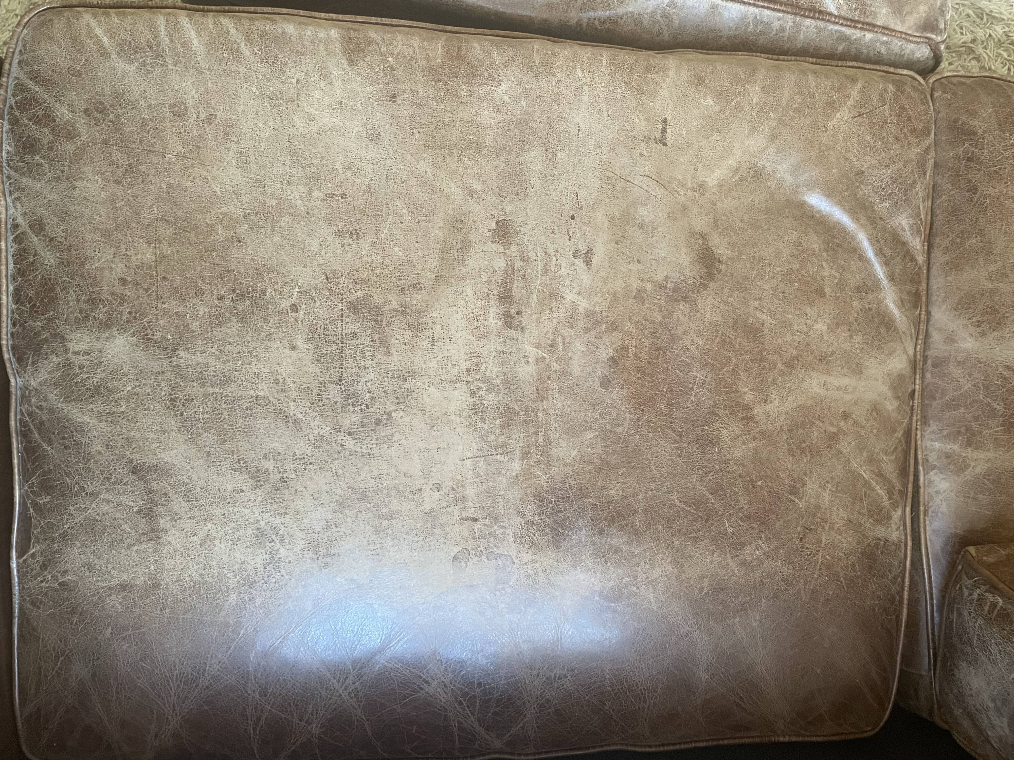 Boston 3 seater leather sofa