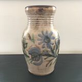 XL vase with floral decoration