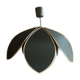 Flower hanging lamp 12 black petals