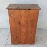 Inlaid walnut entryway sideboard