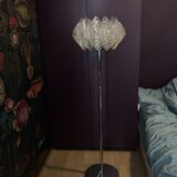 60s Lucite Acrylic Floor Lamp with Dimmer