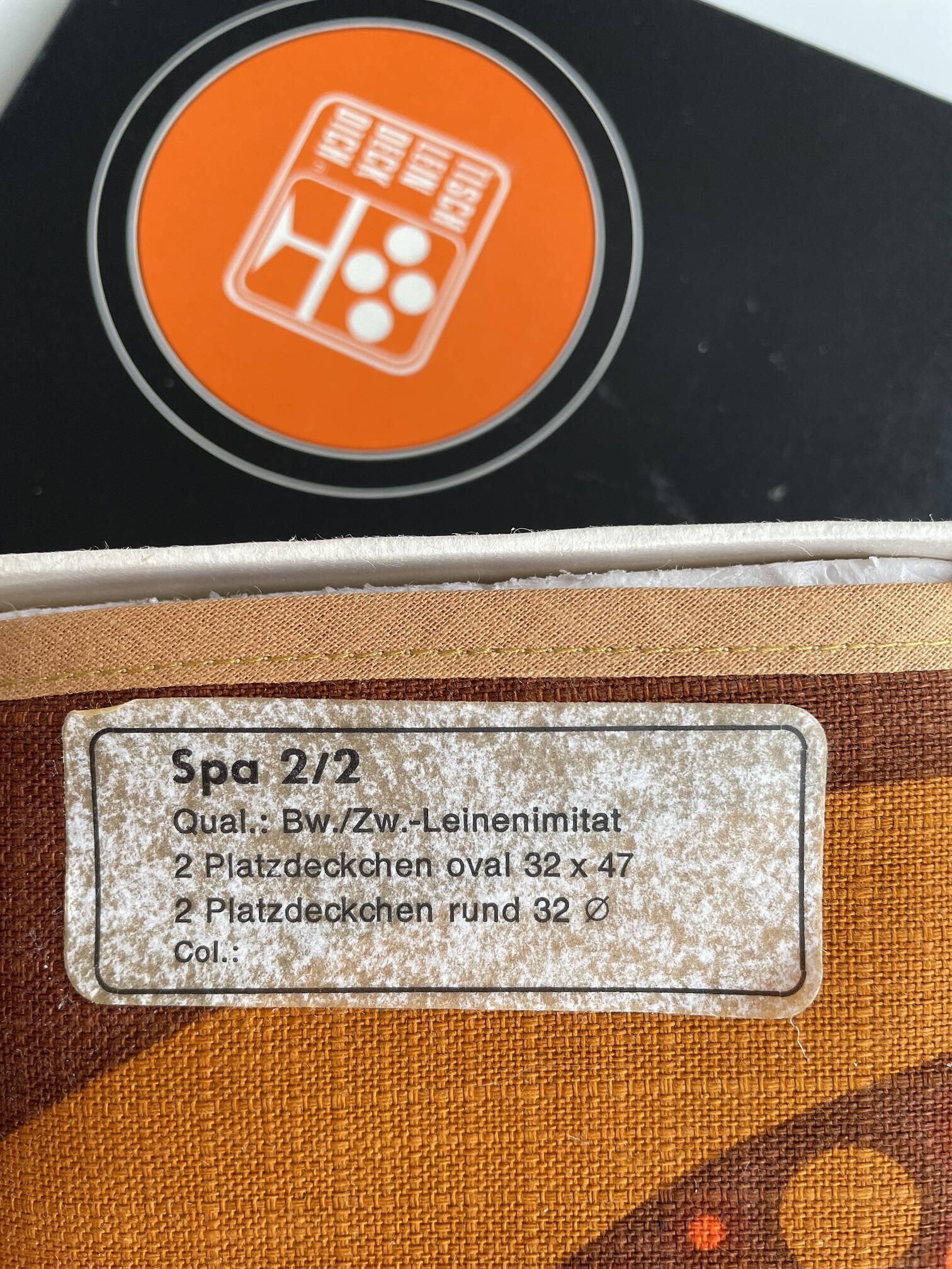 “Tischlein Deck Dich” placemat, Germany, 70s