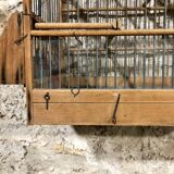 Old wood bird cage