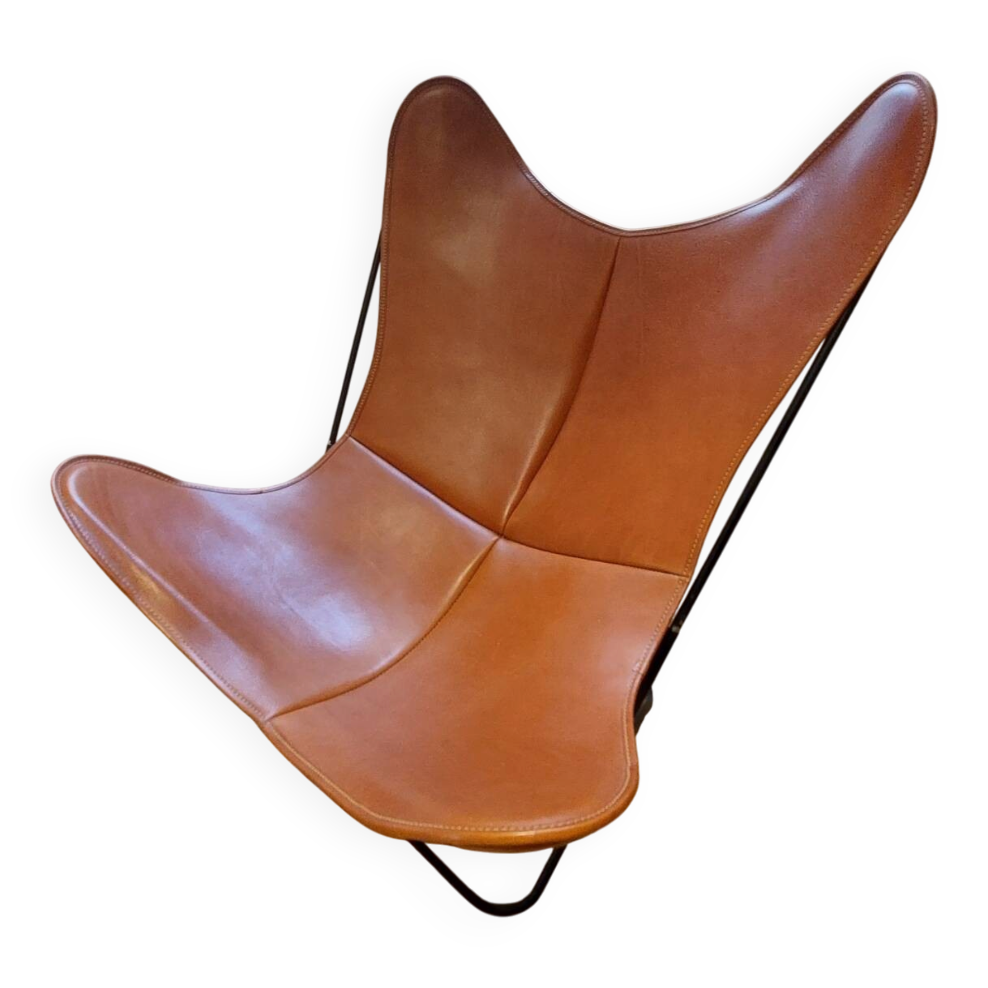 Original AA Airborne armchair – cognac leather