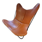 Fauteuil AA Airborne original – cuir cognac