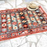 Vintage silk and cotton carpets