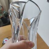 Bohemian crystal vase