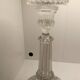 Pair of vintage glass candlesticks