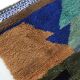 Moroccan berber boujaad carpet with colorful patterns 247x157cm