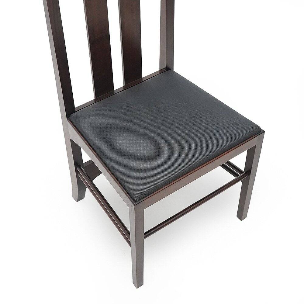 Ingram chairs by Charles Rennie Mackintosh for Cassina, 1980s, set of 6.