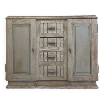 Patinated Art Deco sideboard
