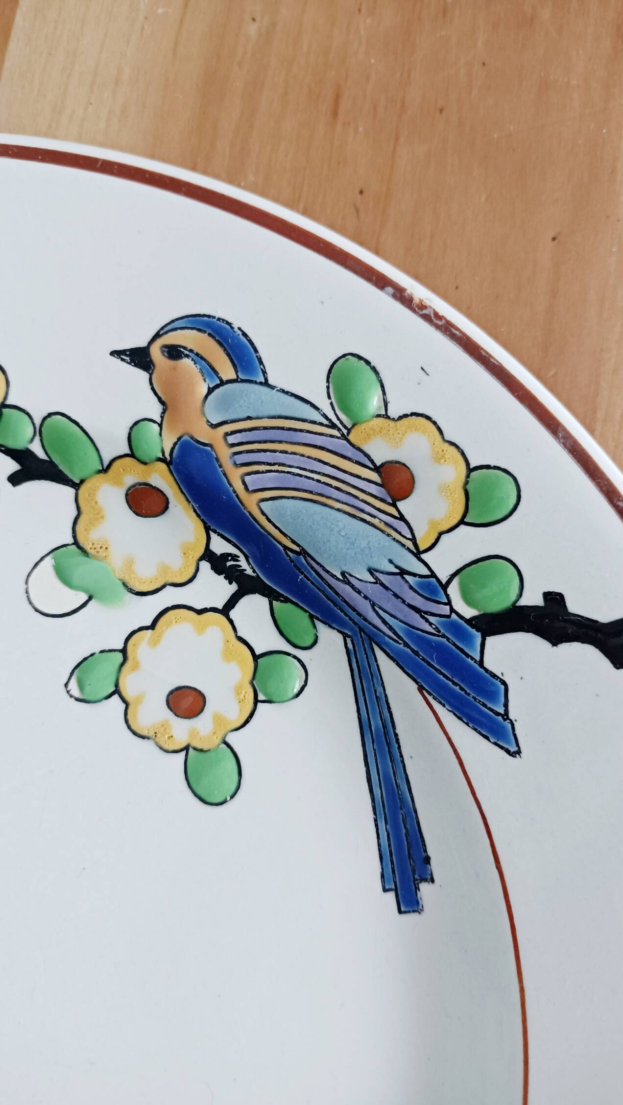 Longwy flat plate, Bird