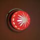 Unique theatre wall/ceiling light in cut glass