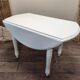 Console/table convertible in mahogany