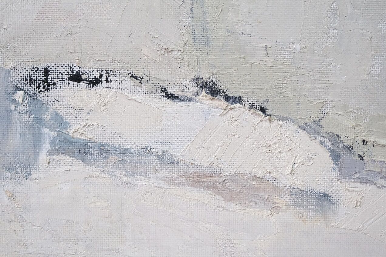 Erik Ström, Swedish Impressionist Painting, Oil on Canvas, Framed, 1962.