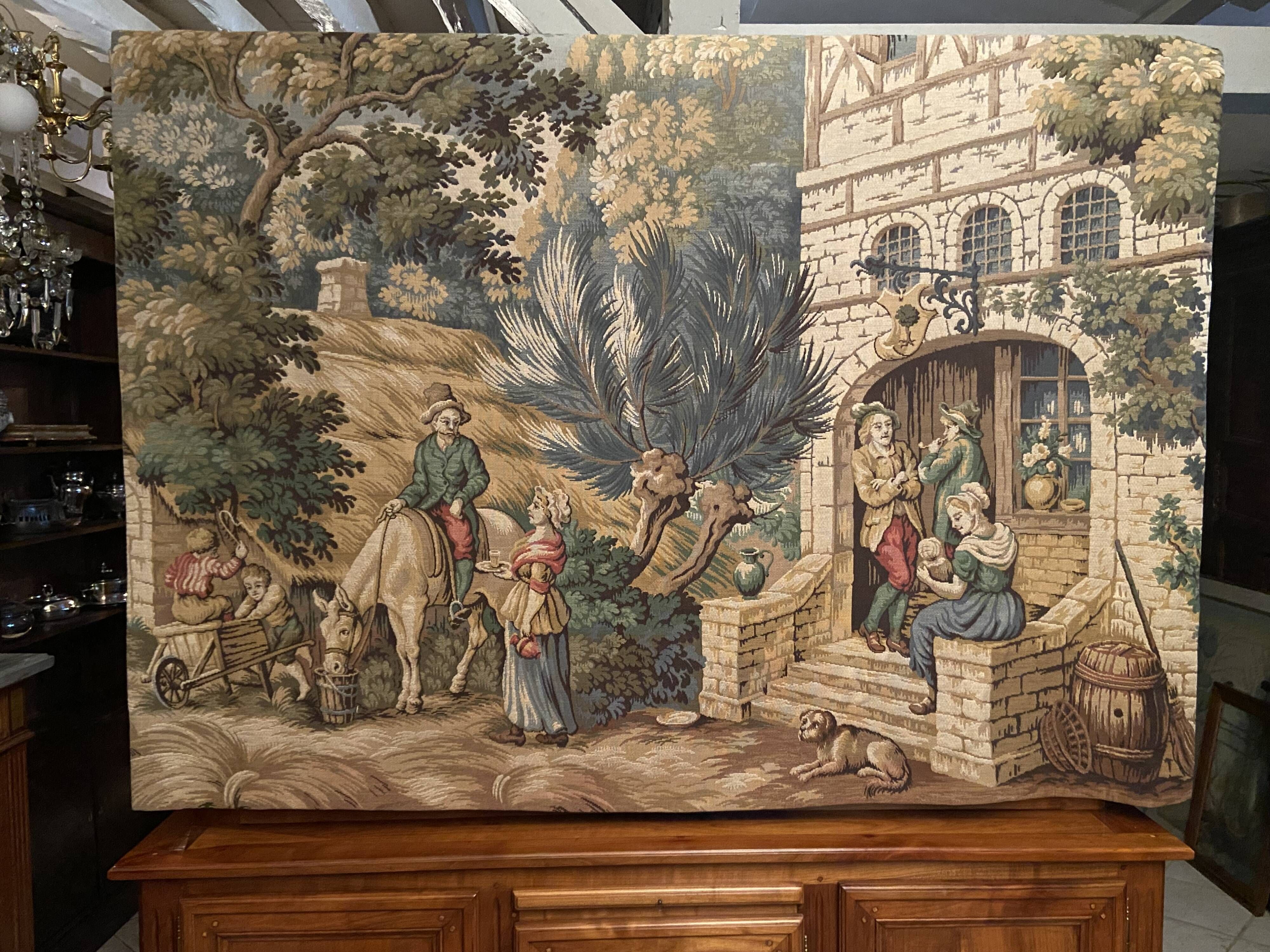 Tapestry lively village