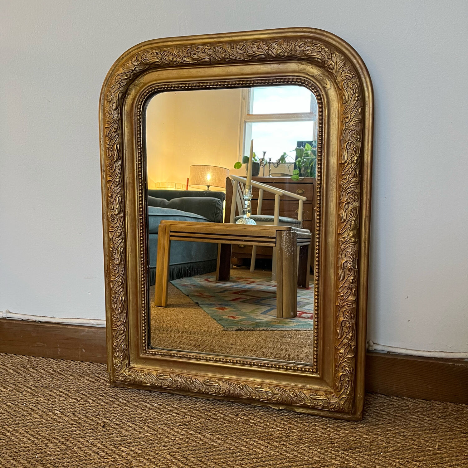Louis Philippe style mirror gilded