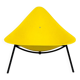 Yellow Tripod Lounge Chair by Ed Merat, France 1956