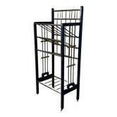 Magazine rack from Wiener Werkstätte Austria made of mahogany & brass around 1900