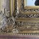 Gilded resin mirror Louis XV H47 X L42 style
