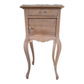 Table d'appoint chevet de style louis XV bois clair