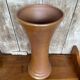 Old Large Model Vase Stoneware Brown Beige 60s Vintage