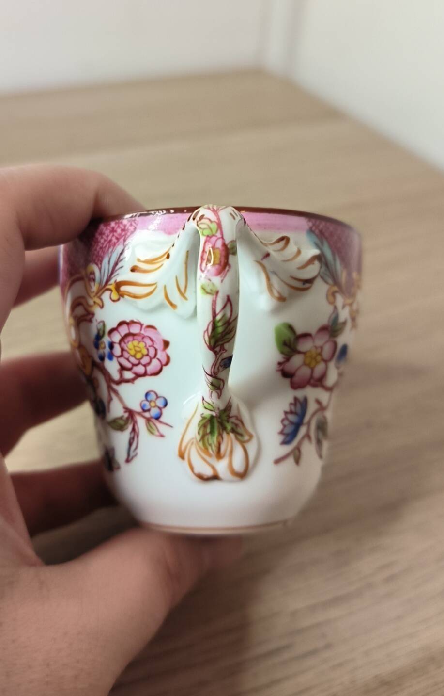 Sarreguemines Minton 216 cup and saucer