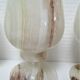 Three onyx candlesticks from the 70s