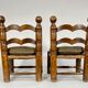 Paire de chaises bretonnes années 30