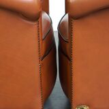 Set of original English handmade springvale club chairs in good condition