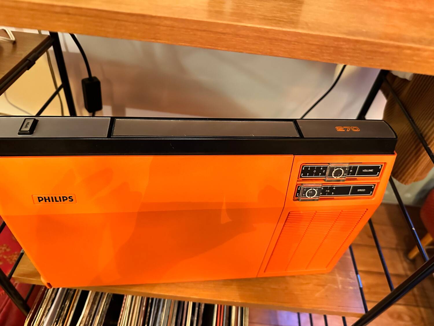 Philips 70' vintage vinyl turntable