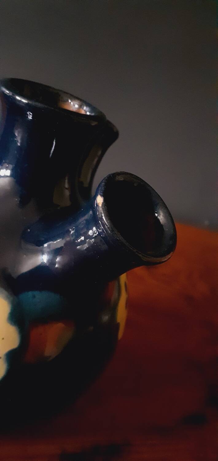 Art Deco ceramic vase signed Paul Jacquet, 1925