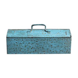 Vintage metal toolbox