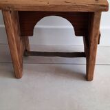 Bench in very old pine