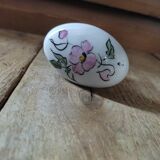 Handle button holder porcelain flowers