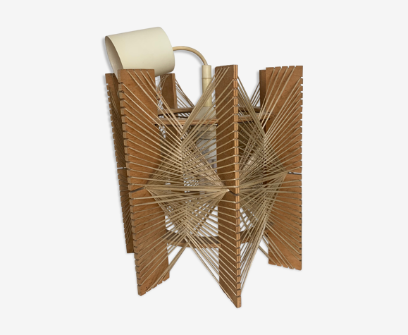 Suspension scandinave fil et bois 1960