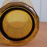 Vase en verre ambré