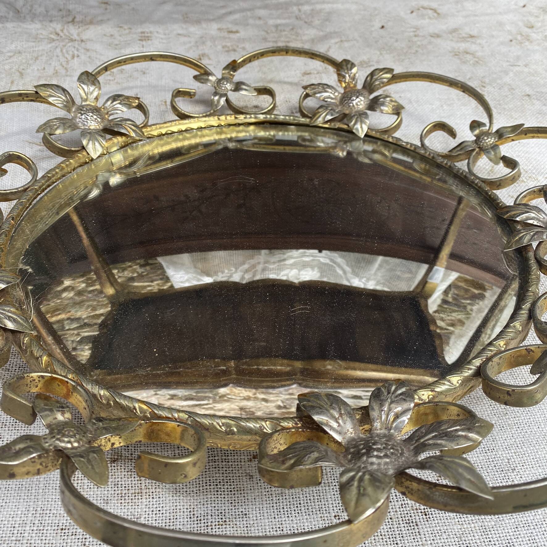 Vintage witch's eye mirror 43 cm, 1960s