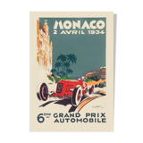 Monaco Geo Ham poster