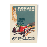 Monaco Geo Ham poster