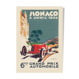 Monaco Geo Ham poster