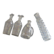 carafes en verre blanc lot de 4
