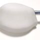 Applique en verre opalin n° 2299 par fontana arte, italie