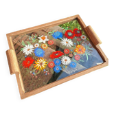 Vintage Floral Tray