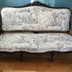 Napoleon III style bench
