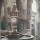 Painting on canvas, Fontaine Saint Paul de Vence signed LAINAS