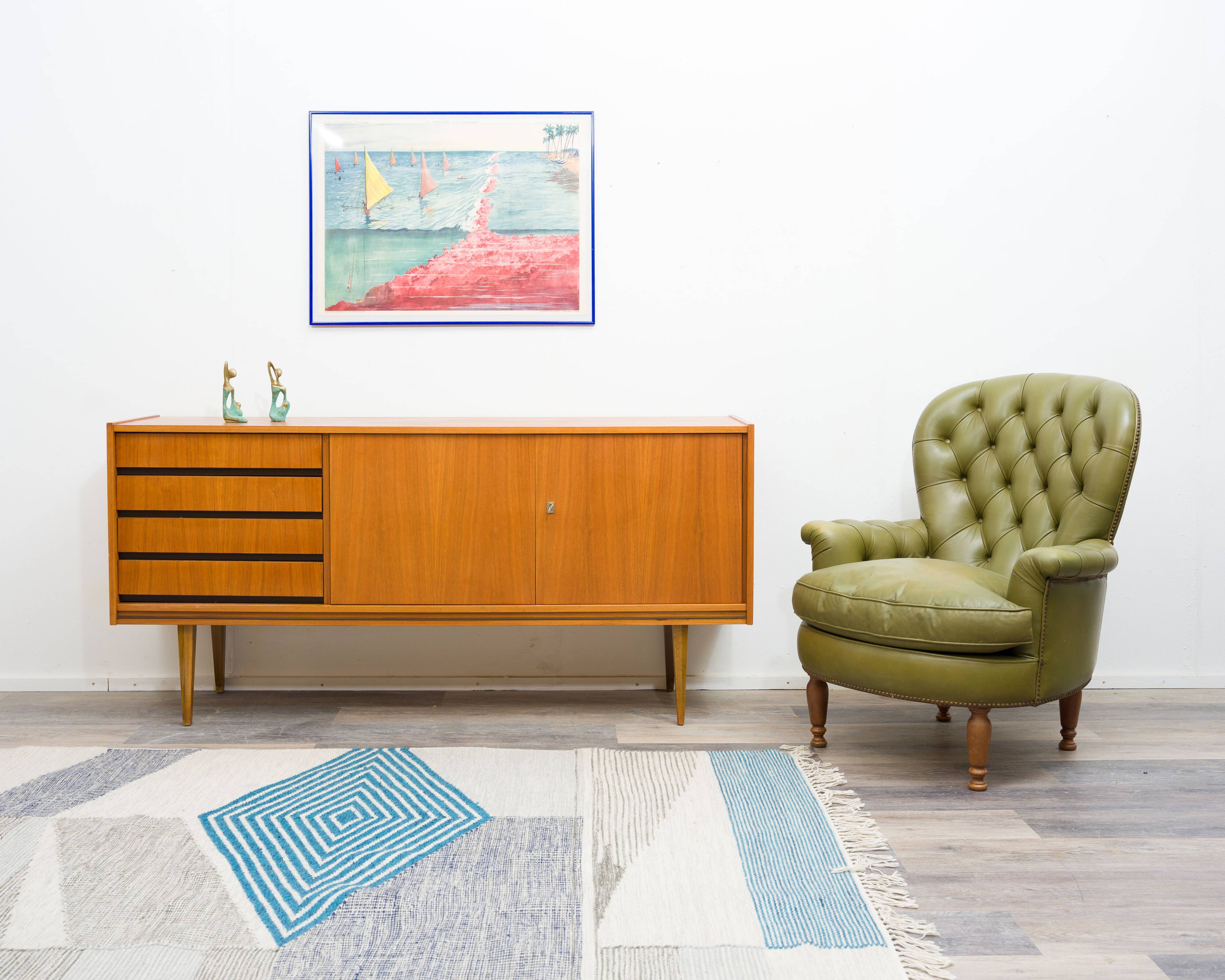 enfilade des années 60, de style scandinave classique