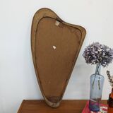 Vintage teak mirror